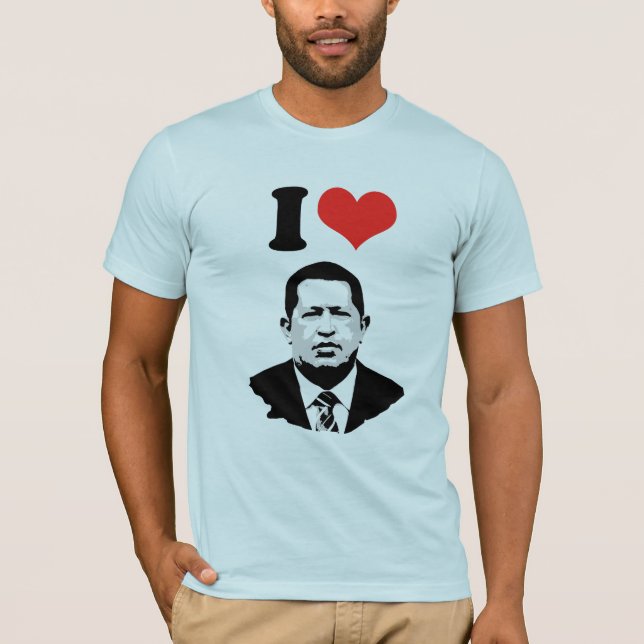 Hugo Chavez Tee Shirt (Framsida)