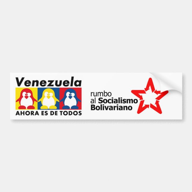 Hugo Chavez Venezuela Bildekal (Framsidan)