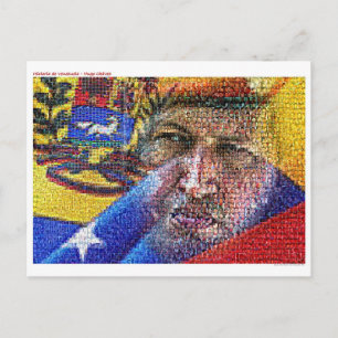Hugo Chavez - Venezuela. Vykort