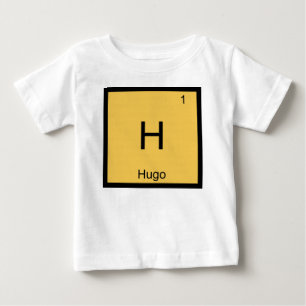 Hugo Namn kemi Inslag Periodic Bord Tee Shirt