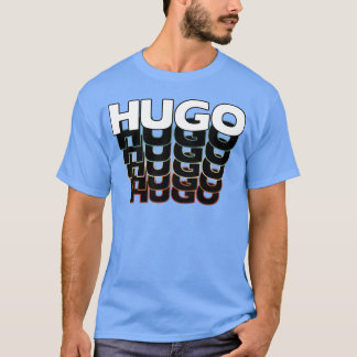 Hugo Rolig Retro Vintage Solnedgång Hugo 80-tal 90 T Shirt