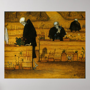 Hugo Simbergs dödsbringande trädgård Poster