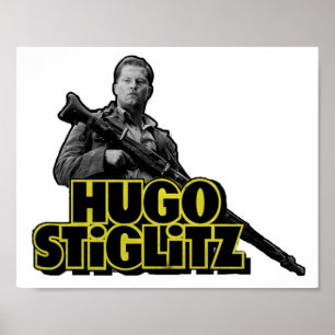 Hugo Stiglitz stor utskrift Poster