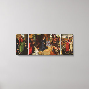Hugo van der Goes - Portinari-Altar Overview Canvastryck