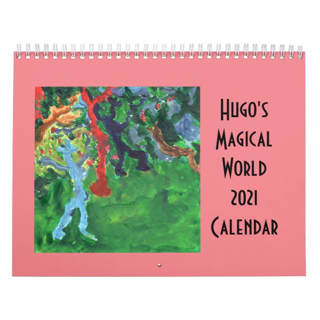 Hugos Magic World Calendar 2021 Kalender (Omslag)