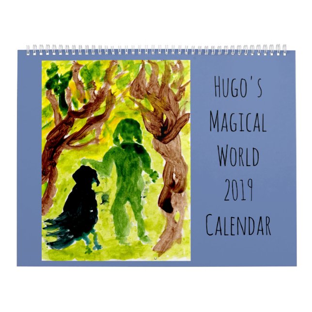 Hugos Magical kalender för värld 2019 (Omslag)