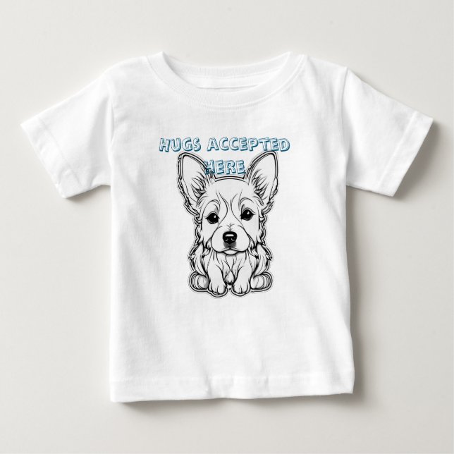 Hugs accepted here t shirt (Framsida)