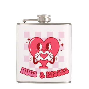 "Hugs and Kisses" Cute & Loving Rosa Heart Fickplunta