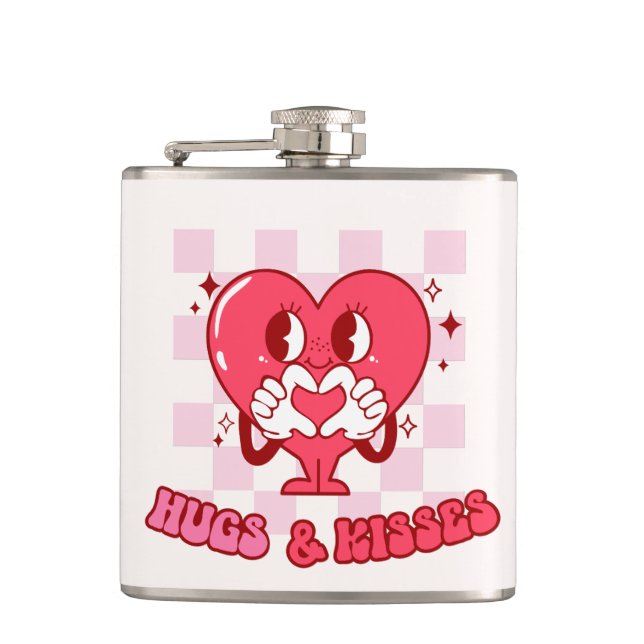 "Hugs and Kisses" | Cute & Loving Rosa Heart Fickplunta (Framsidan)