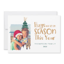 Hugs är Season Julgran och Santa Hat Photo