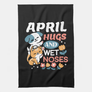Hugs, Blöt Noses och Vår Vibes - Pets Kökshandduk