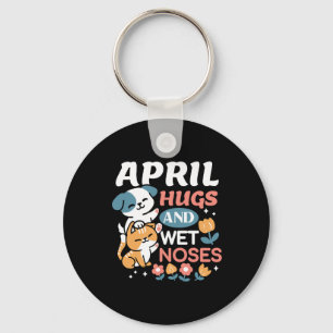 Hugs, Blöt Noses och Vår Vibes - Pets Nyckelring