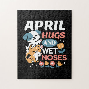 Hugs, Blöt Noses och Vår Vibes - Pets Pussel