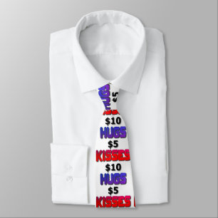 Hugs Fem Dollars Kisses Ten Dollars Tie Slips