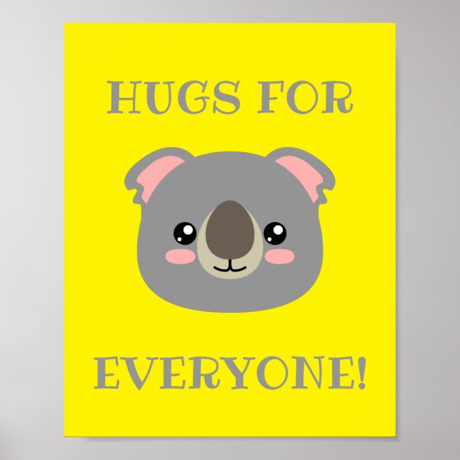 Hugs för alla! poster (Framsidan)