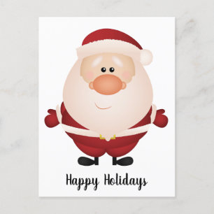 Hugs från Jultomten Helg Vykort