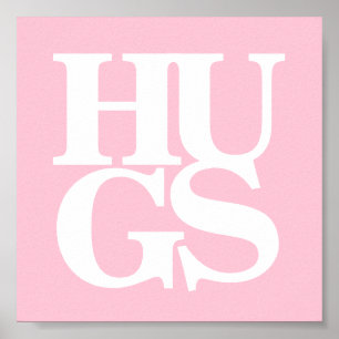 Hugs grafika flickor i dagis poster