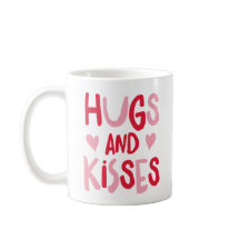 Hugs & Kisses | Alla hjärtans dag Mugg