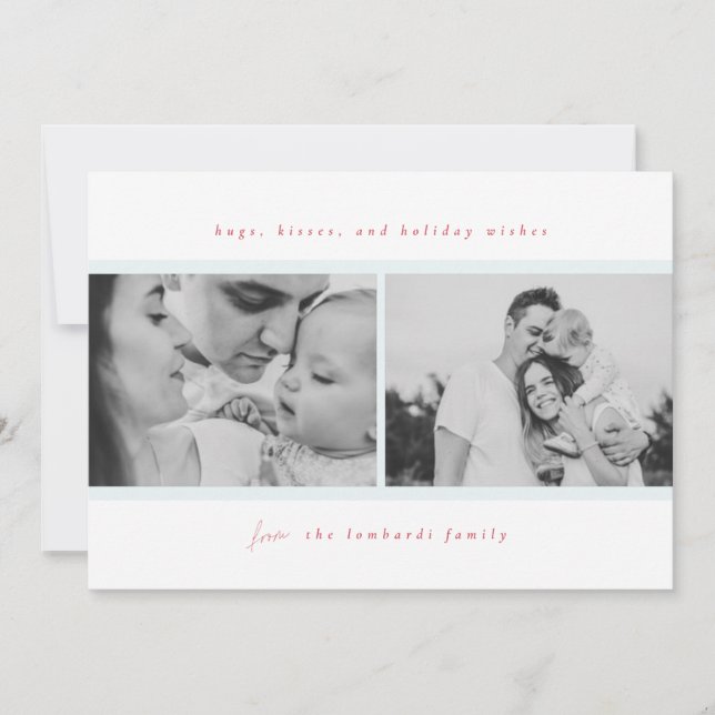 Hugs, Kisses, Helgdag, Önskemål Meddelande (Framsida)