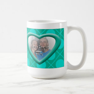 Hugs & Kisses XOXO Heart Photo Mugg