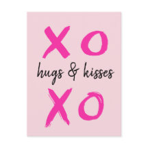 Hugs & kisses, XOXO, Rosa