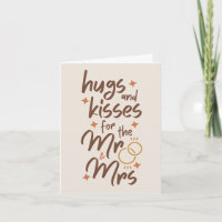 Hugs och Kisses för Hälsning och Bröllop