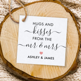 Hugs och Kisses från Märkre, Rosa Gåvor Etiketter