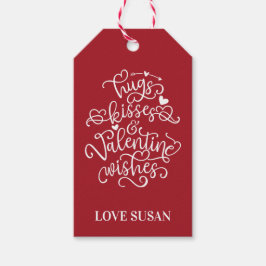 Hugs och Kisses | LÄPPAR | Alla hjärtans dag Presentetikett