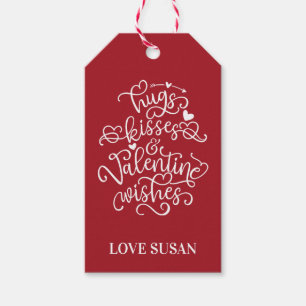 Hugs och Kisses   LÄPPAR   Alla hjärtans dag Presentetikett