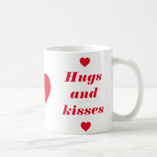 Hugs och Kisses Mugg