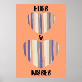 Hugs och Kisses Poster