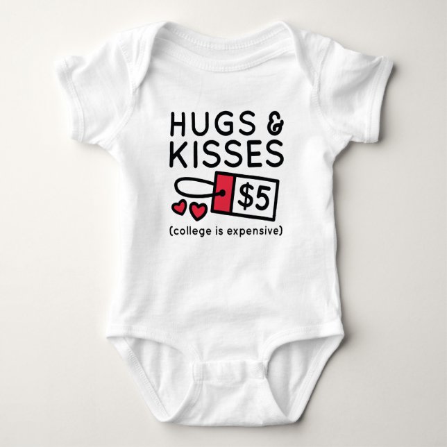 Hugs och Kisses T-shirt (Framsida)