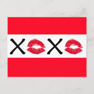 Hugs och Kisses Vykort