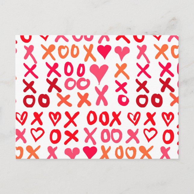 Hugs och Kisses Vykort (Framsida)