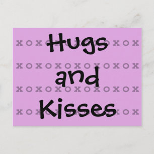 Hugs och Kisses Vykort