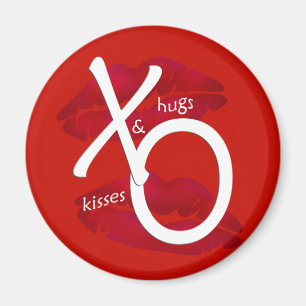 Hugs och Kisses XO Kiss Magnet