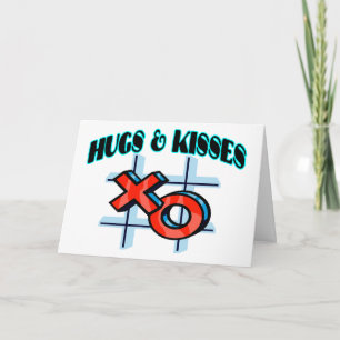Hugs och Kisses XO Kort