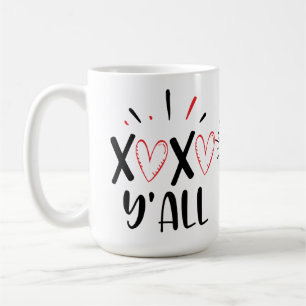 Hugs och kisses y'all kaffemugg