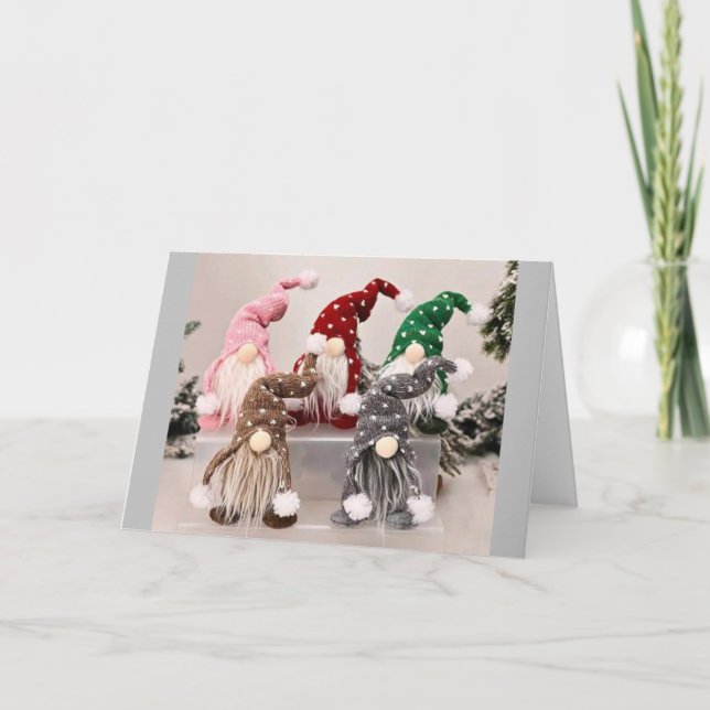 **HUGS OCH SMILES VID CHRISTMAS** HELGKORT (Framsida)