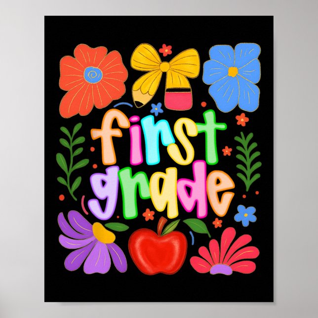 Hugvyn Ck Till Skolan Första Klassens Prepparlärar Poster (Framsidan)
