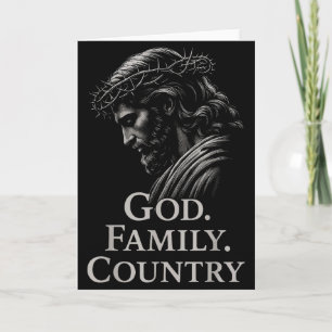 Hugvyn Gud Familj Land Jesus Kristna Tro Mi Kort
