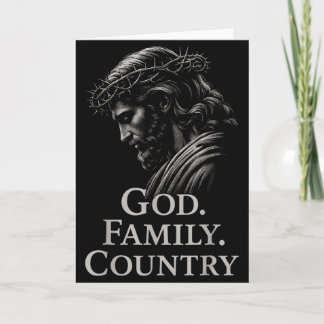 Hugvyn Gud Familj Land Jesus Kristna Tro Mi Kort