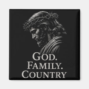 Hugvyn Gud Familj Land Jesus Kristna Tro Mi Magnet