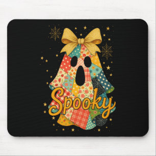 Hugvyn Halloween Patchwork Spooky Ghost Bow Preppy Musmatta