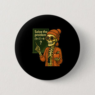 Hugvyn Halloween skelett sex sju 67 Meme Pemdas Knapp