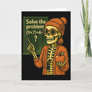 Hugvyn Halloween Skelett Sex Sju 67 Meme Pemdas Kort