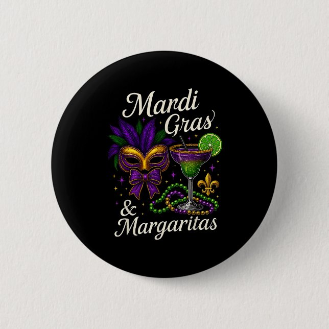 Hugvyn Mardi Gras And Margaritas Louisiana New Orl Knapp (Framsida)