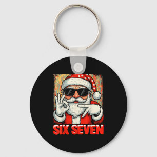 Hugvyn Rolig Sex Sju Meme Jul Cool Santa S Nyckelring