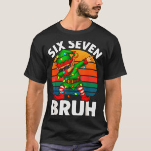 Hugvyn Six Seven 6 7 Meme Dabba Elf God Jul T Shirt