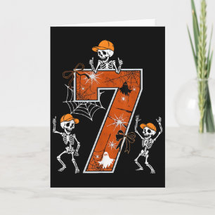 Hugvyn Six Seven Meme 6 7 Halloween-kostym Dansar Kort